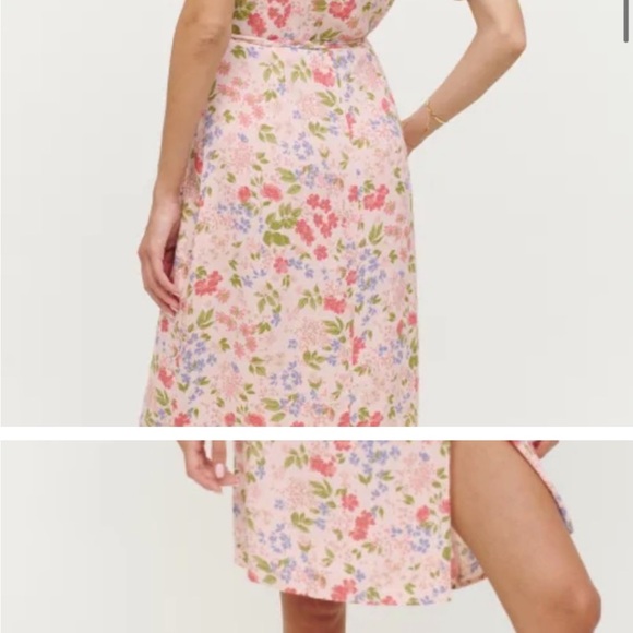 NWT Size Small Reformation Laurent Wrap Dress - Picture 9 of 11